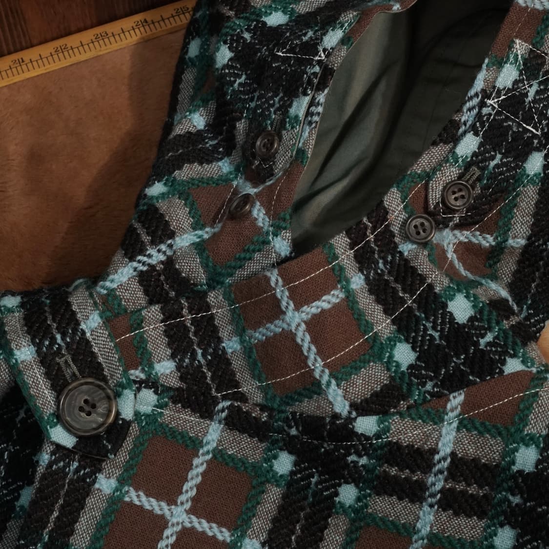 ZUCCA 주카 로빙 타탄체크 자켓 상품이미지8