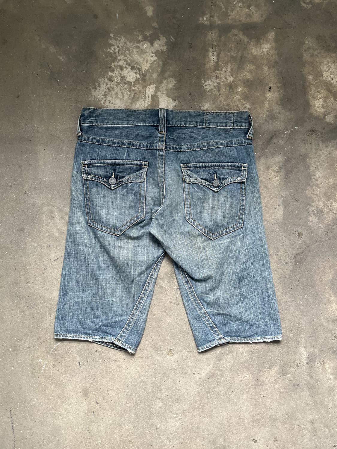 Vintage 커브드 버뮤다 팬츠  상품이미지4