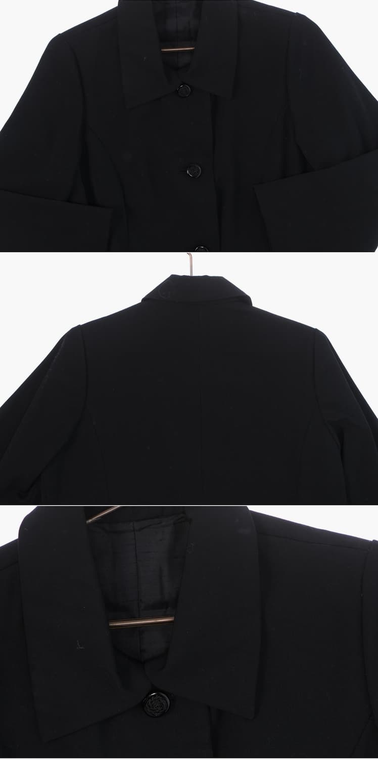 빈티지 블랙 롱코트 상품이미지2