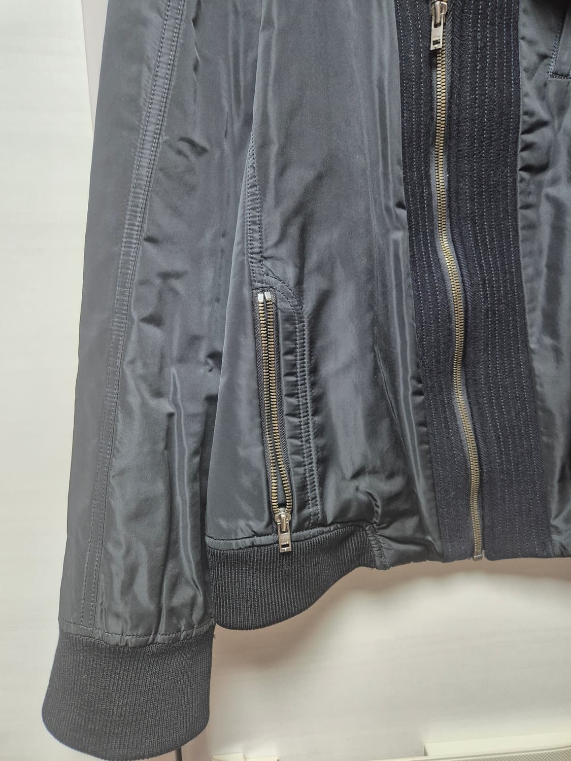 (정품) 타임 옴므 TIME 캐시미어 나일론 바이커 자켓 점퍼 105 상품이미지3