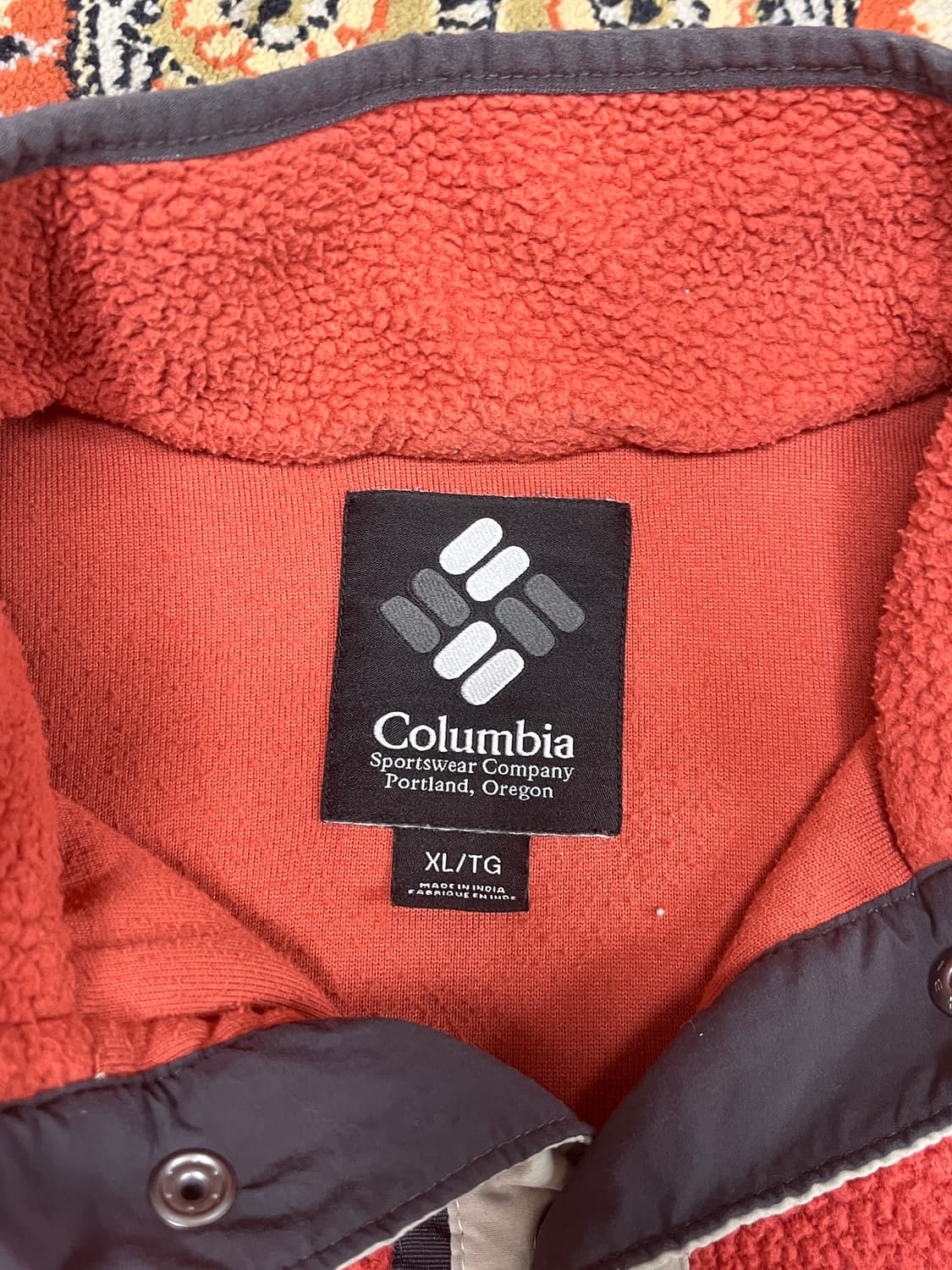 [XL] 컬럼비아 오렌지 후리스 자켓 상품이미지3