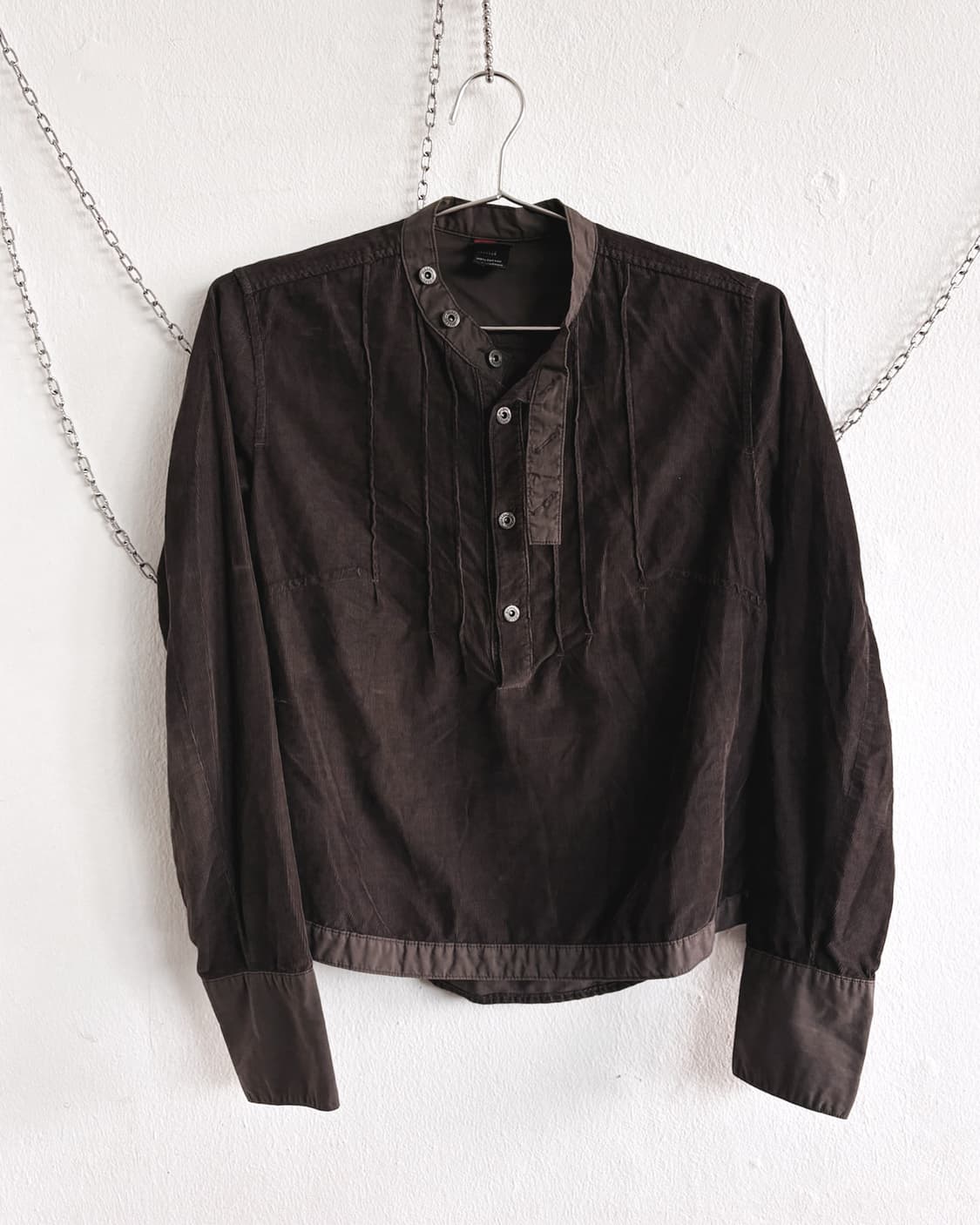 디젤 코듀로이 본디지 스트랩 블라우스 상품이미지5