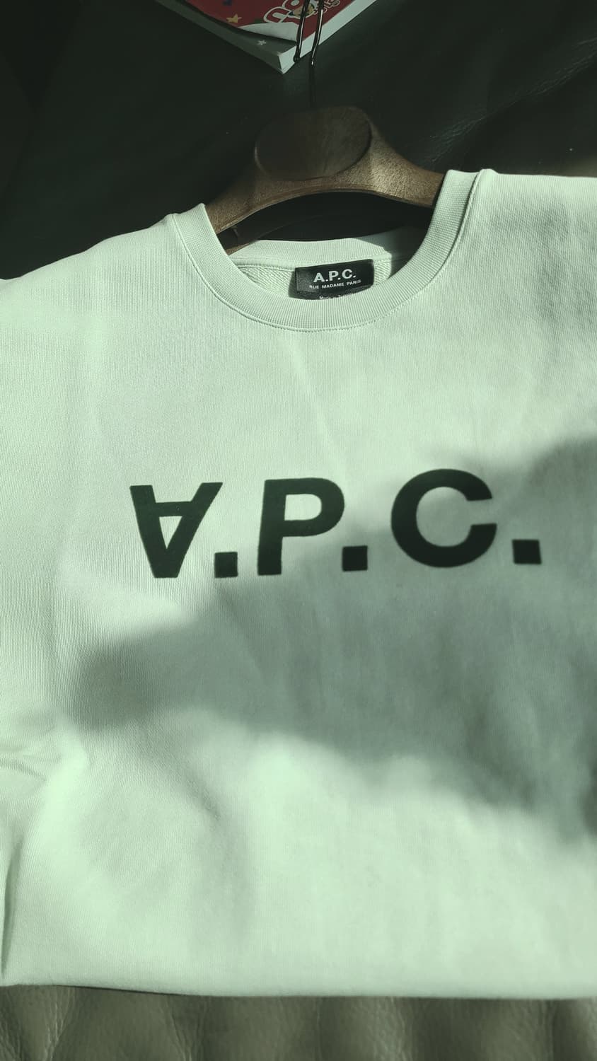 A.P.C. 아페쎄 V.P.C. 민트 맨투맨 S 새상품 상품이미지4