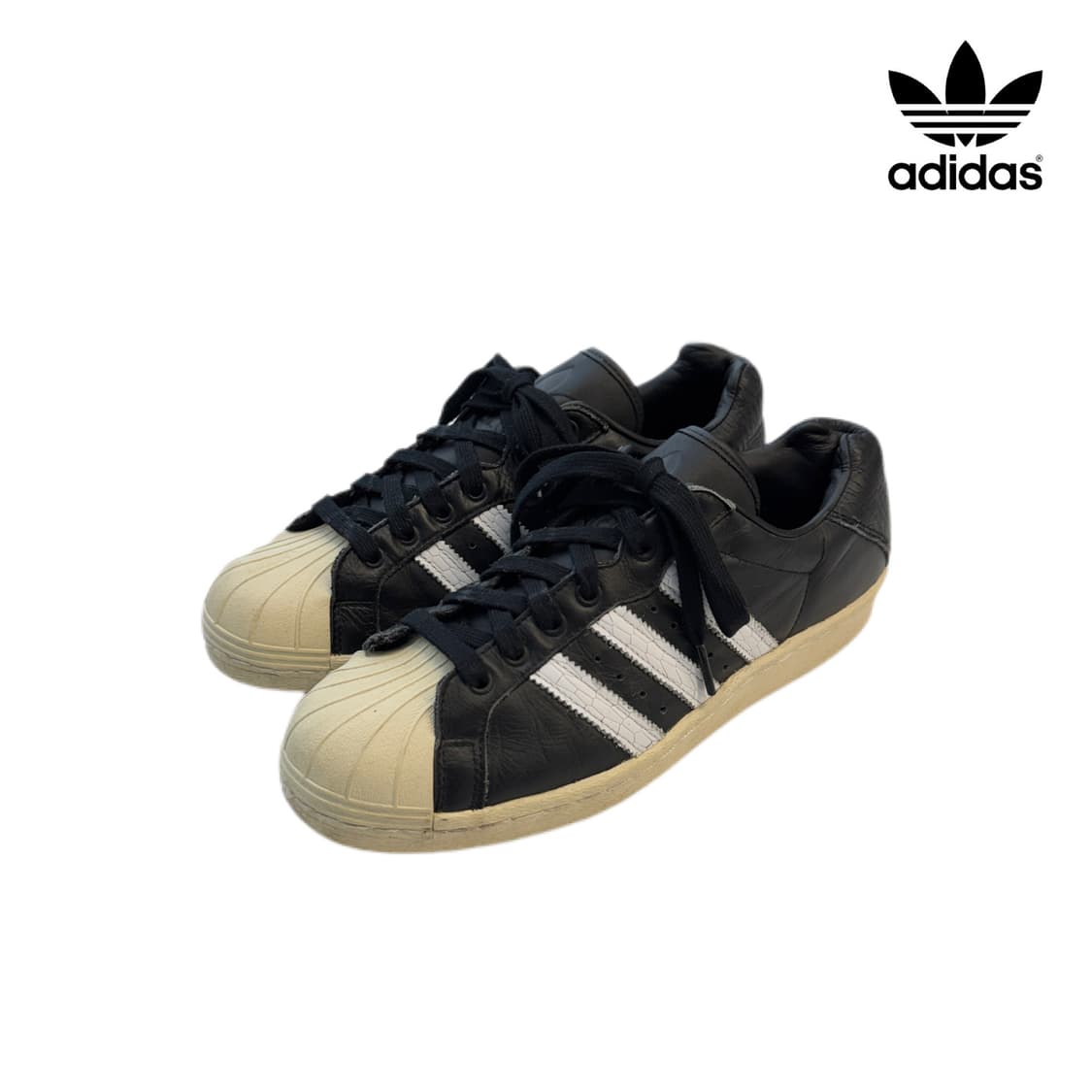 아디다스 슈퍼스타 검흰 스니커즈 255 상품이미지1