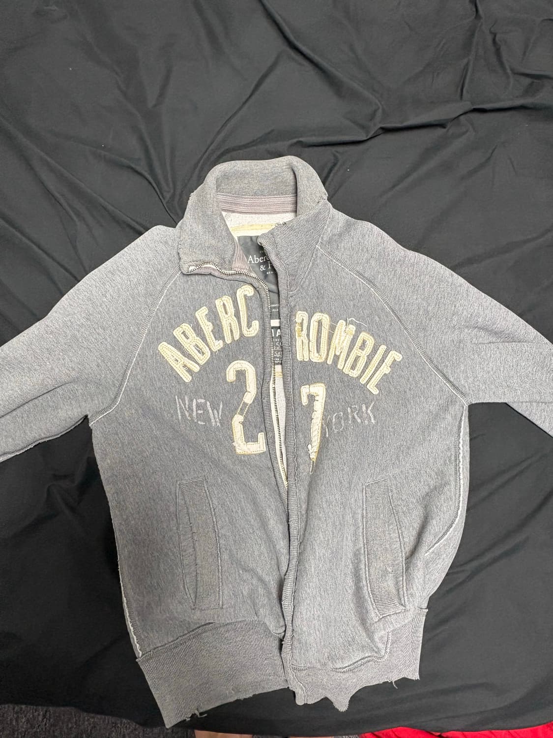 아베크롬비 그레이 집업 small 상품이미지1