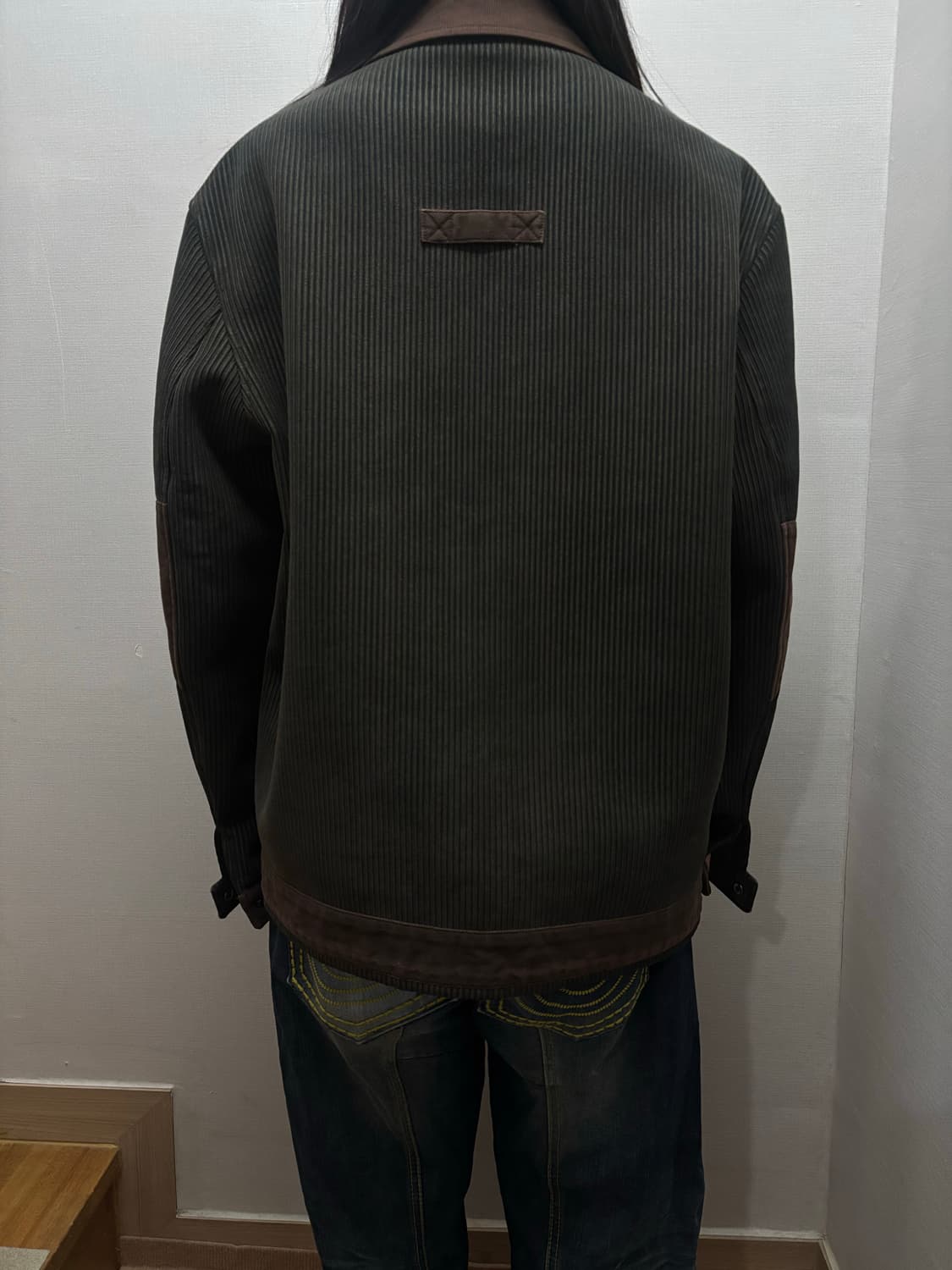 빈티지 카키 코듀로이 자켓 상품이미지7