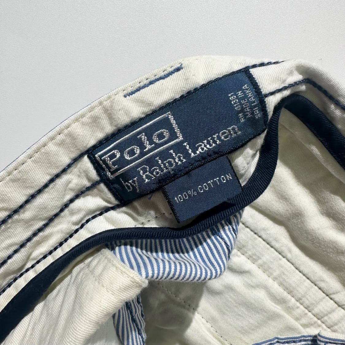 폴로 랄프로렌 스트라이프 코튼 카고 하프 팬츠 반바지 상품이미지9