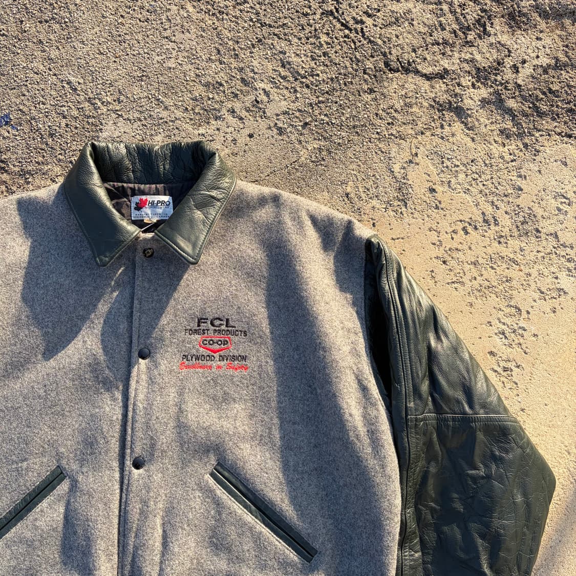 90s CANADA HI-PRO 빈티지 울 바시티 자켓 L 상품이미지2