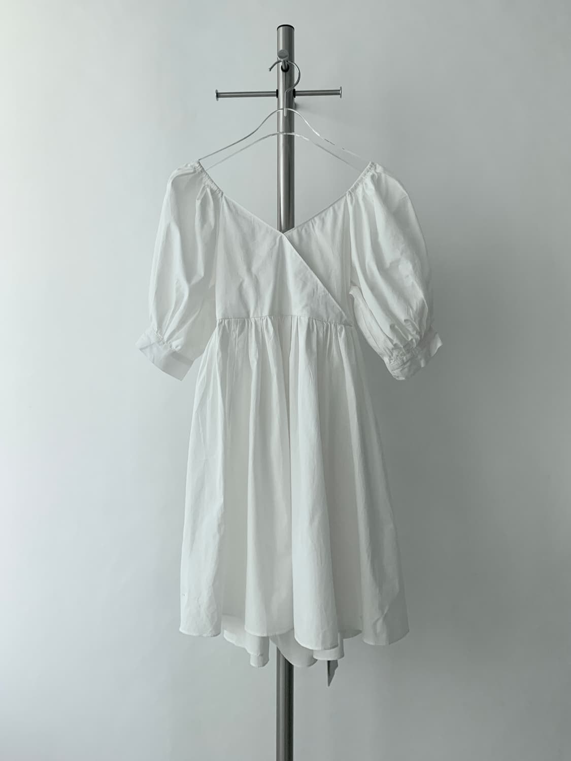 Ribbon Puff Mini Dress 상품이미지4