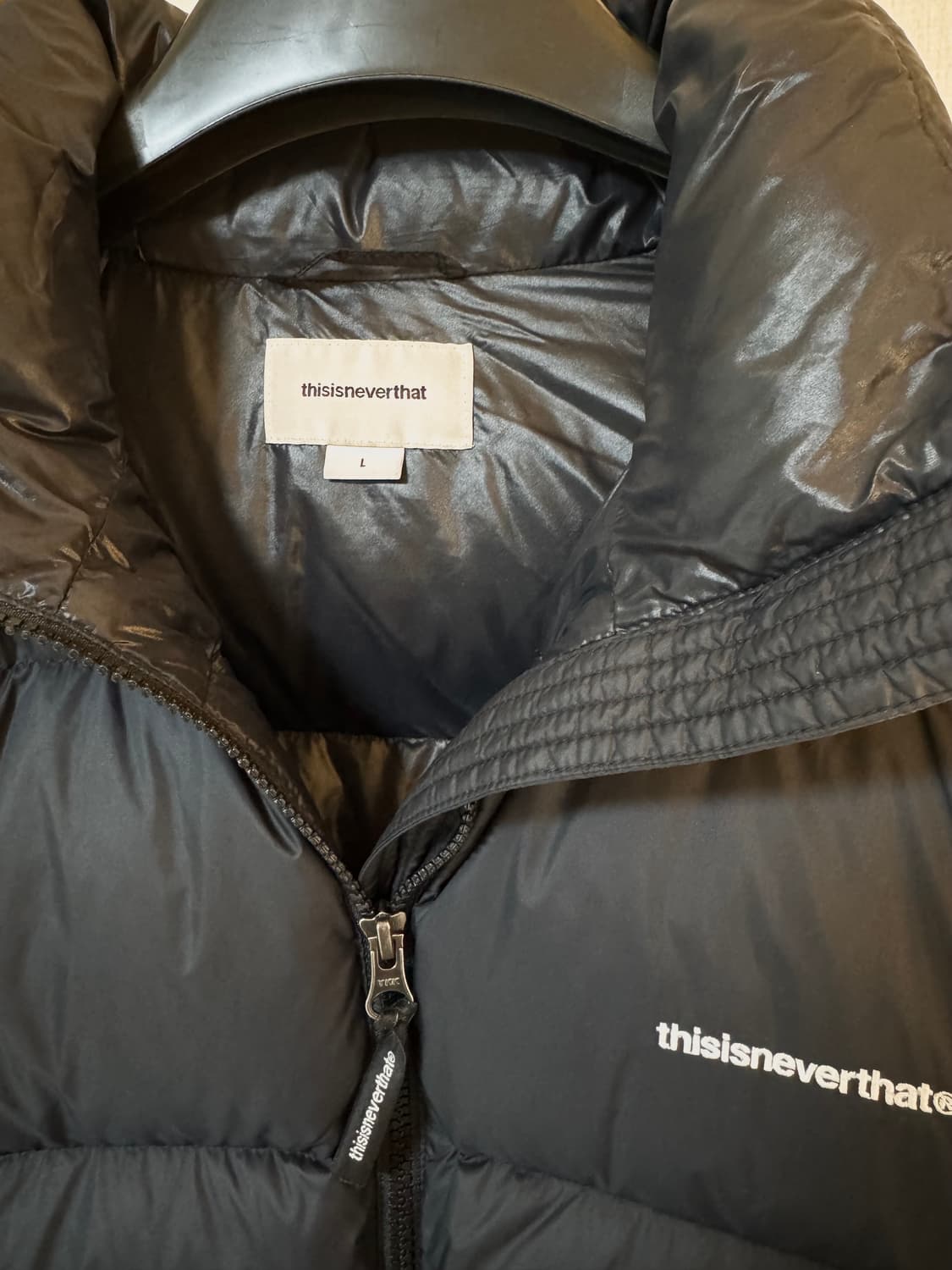 [L]디스이즈네버댓 퍼텍스 구스다운 패딩 자켓 블랙 상품이미지4