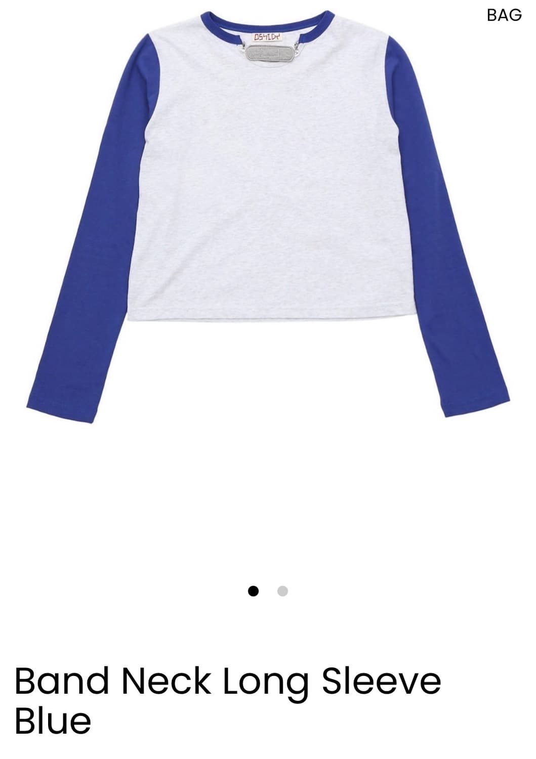 오스하이 롱슬리브 Band Neck Long Sleeve Blue 상품이미지1