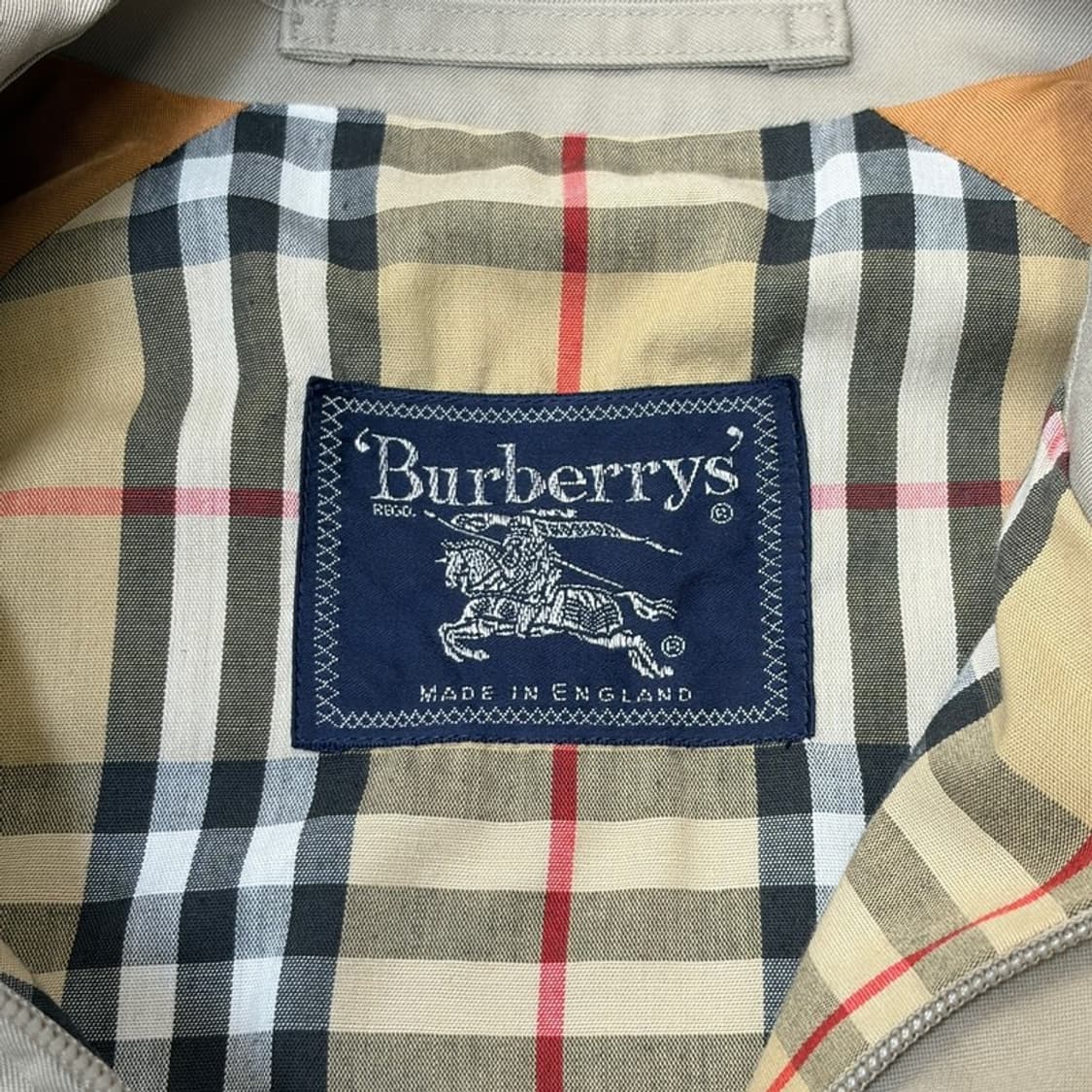 BURBERRYS 노바체크 블루종 상품이미지5