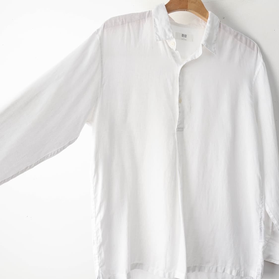 100/유니클로 린넨 셔츠 상품이미지4