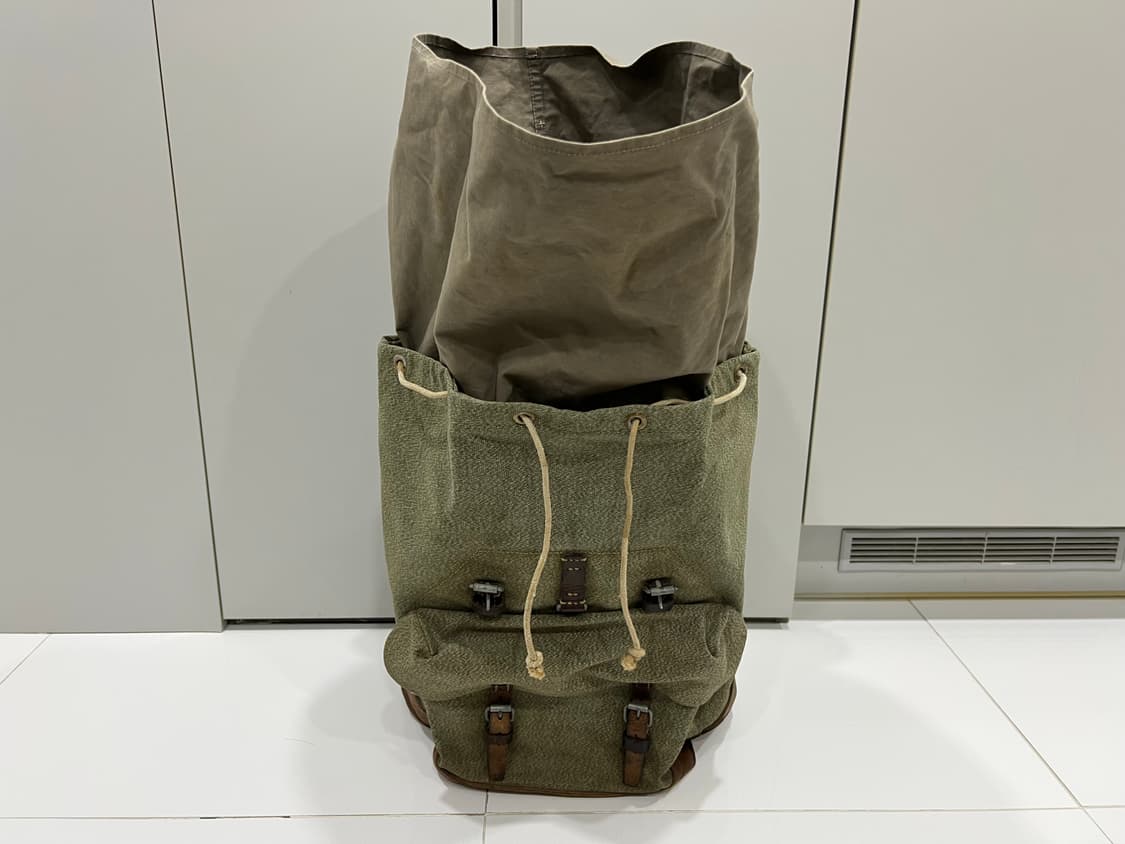 스위스군 캔버스 가죽 40리터 백팩 상품이미지9