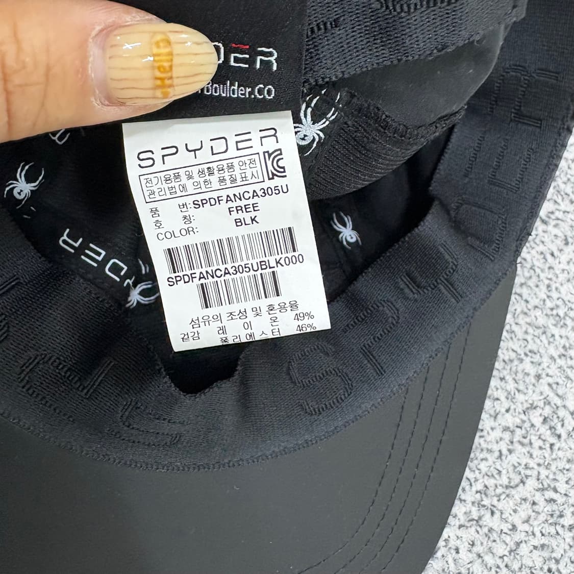 F 스파이더 캠프캡 모자 0421J 상품이미지7