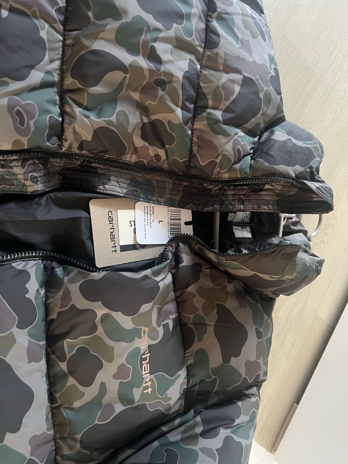 칼하트 스프링필드 자켓 카모 덕 그레이 해밀턴 브라운 상품이미지3