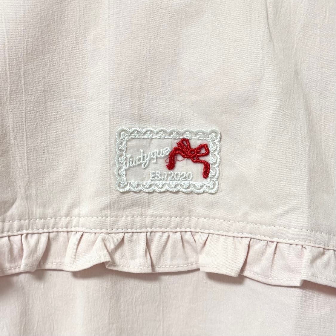 [새상품] 쎄무아듀 리본 프릴 자켓 상품이미지4