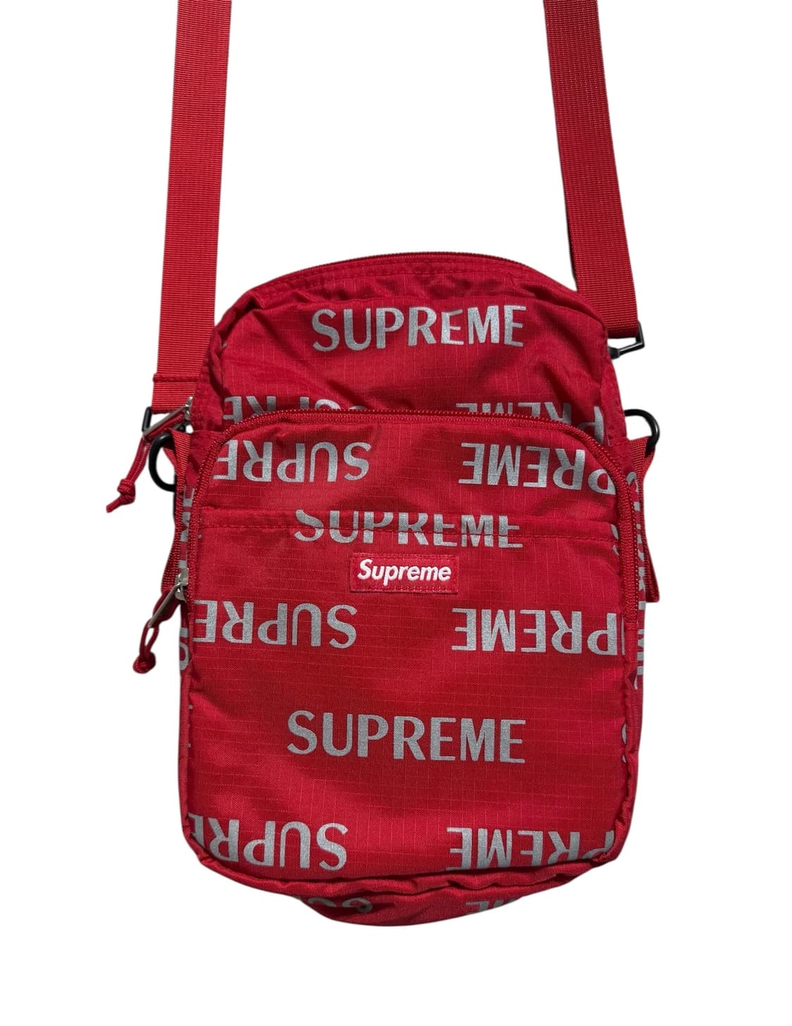 슈프림 16FW 3M 리플렉티브 리피드 멀티로고 크로스백 상품이미지3