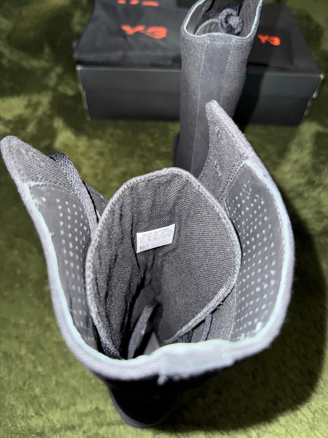 [275] Y-3 요지 야마모토 아디다스 유벤 엠브로더리 로고 부츠 상품이미지7