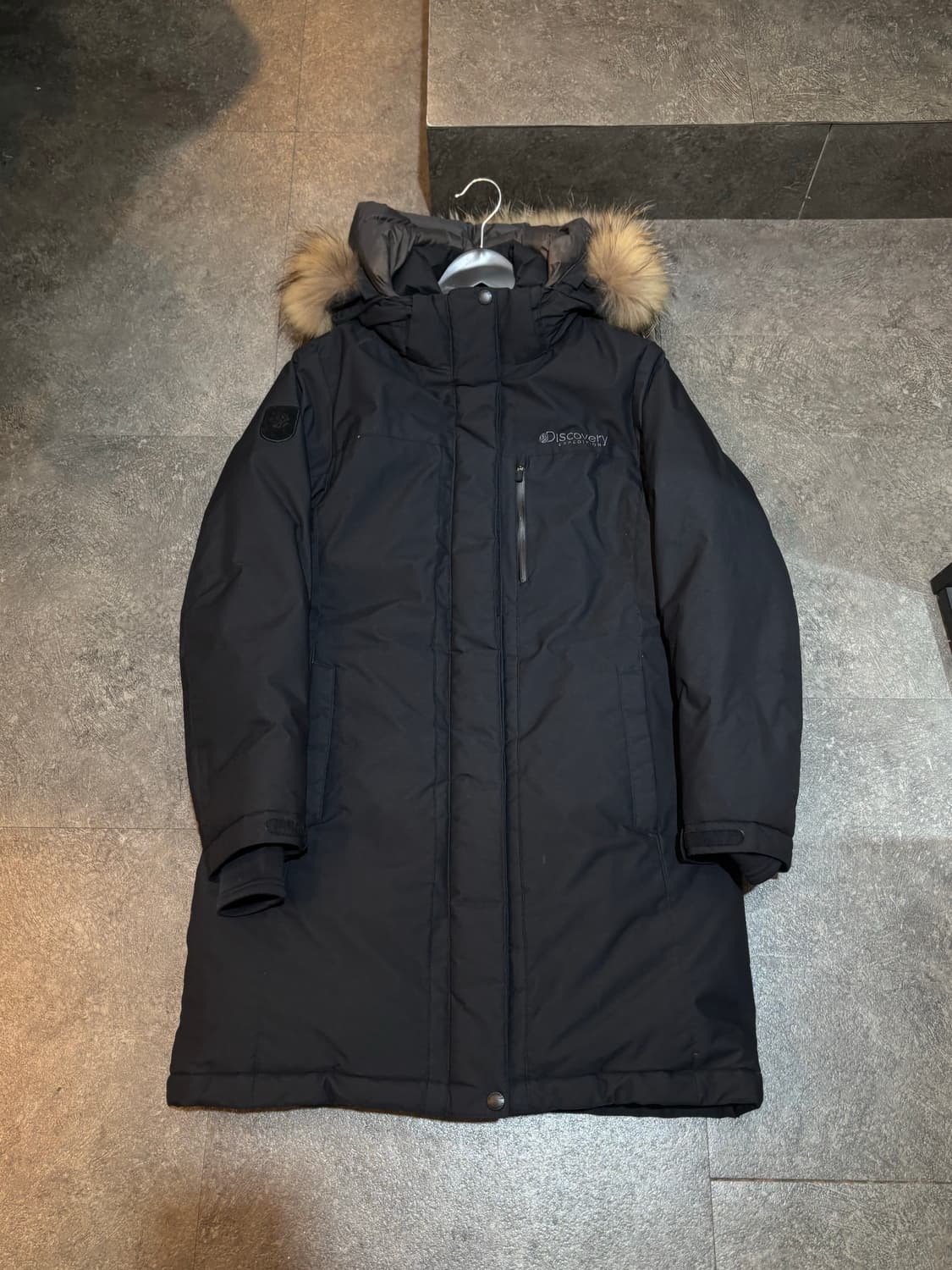 디스커버리 구스다운 여성 패딩 블랙 95 상품이미지2