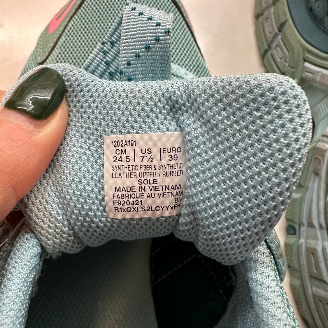 ASICS x 키코 젤 1130 와사비 245 상품이미지6