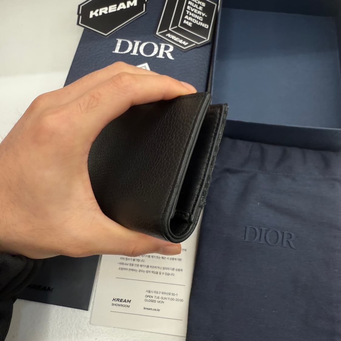 [풀박스] 디올 오블리크 새들 오거나이저 블랙 상품이미지5