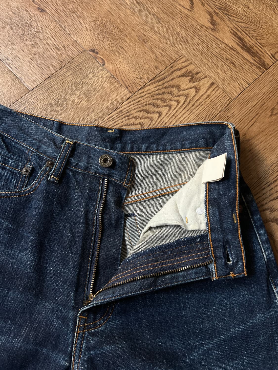 [29]00's 리바이스 W504 재팬메이드 화이트 셀비지 데님 팬츠 상품이미지2