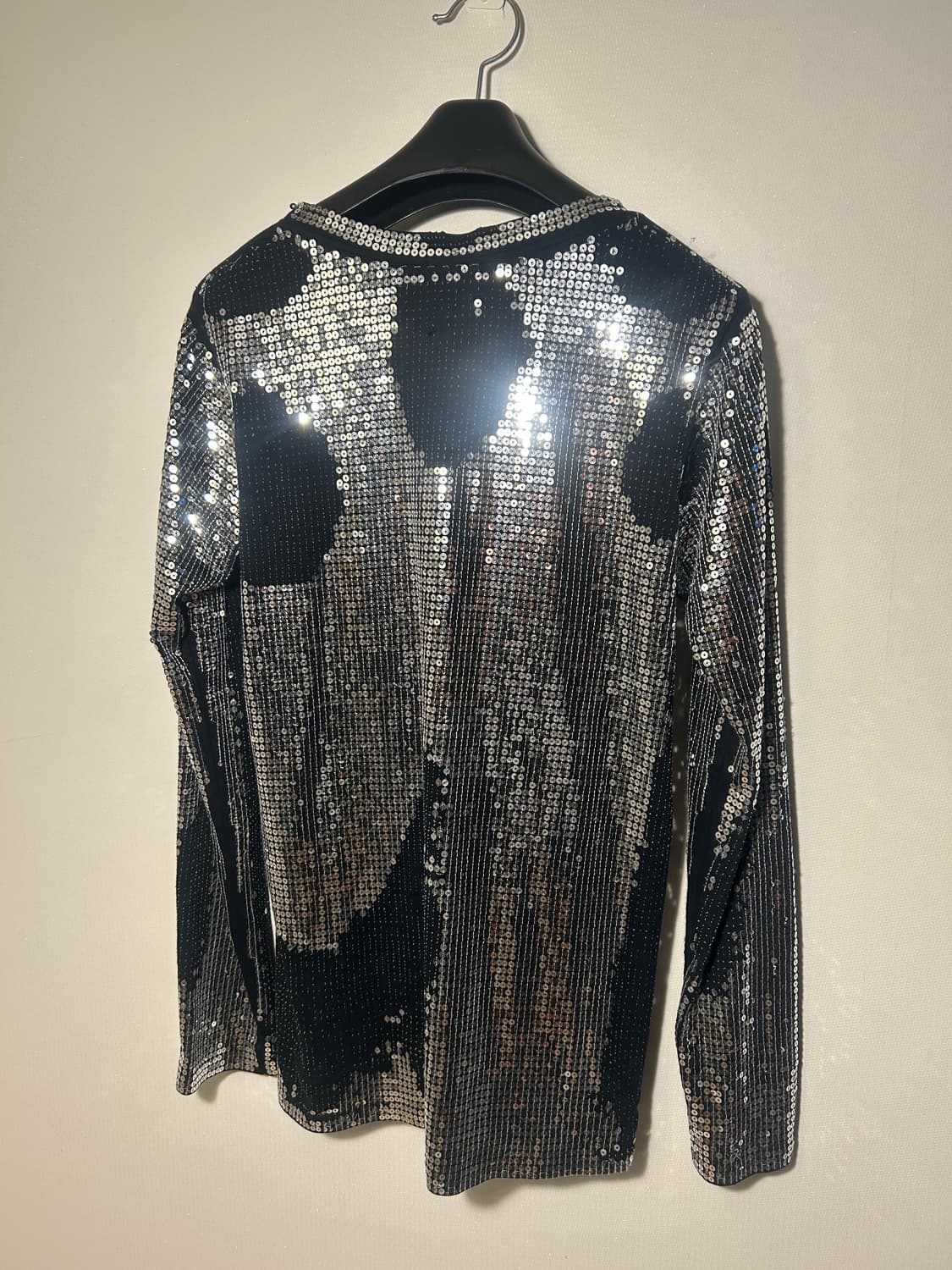 BALMAIN 스팽글 테크노 롱슬리브 상품이미지3