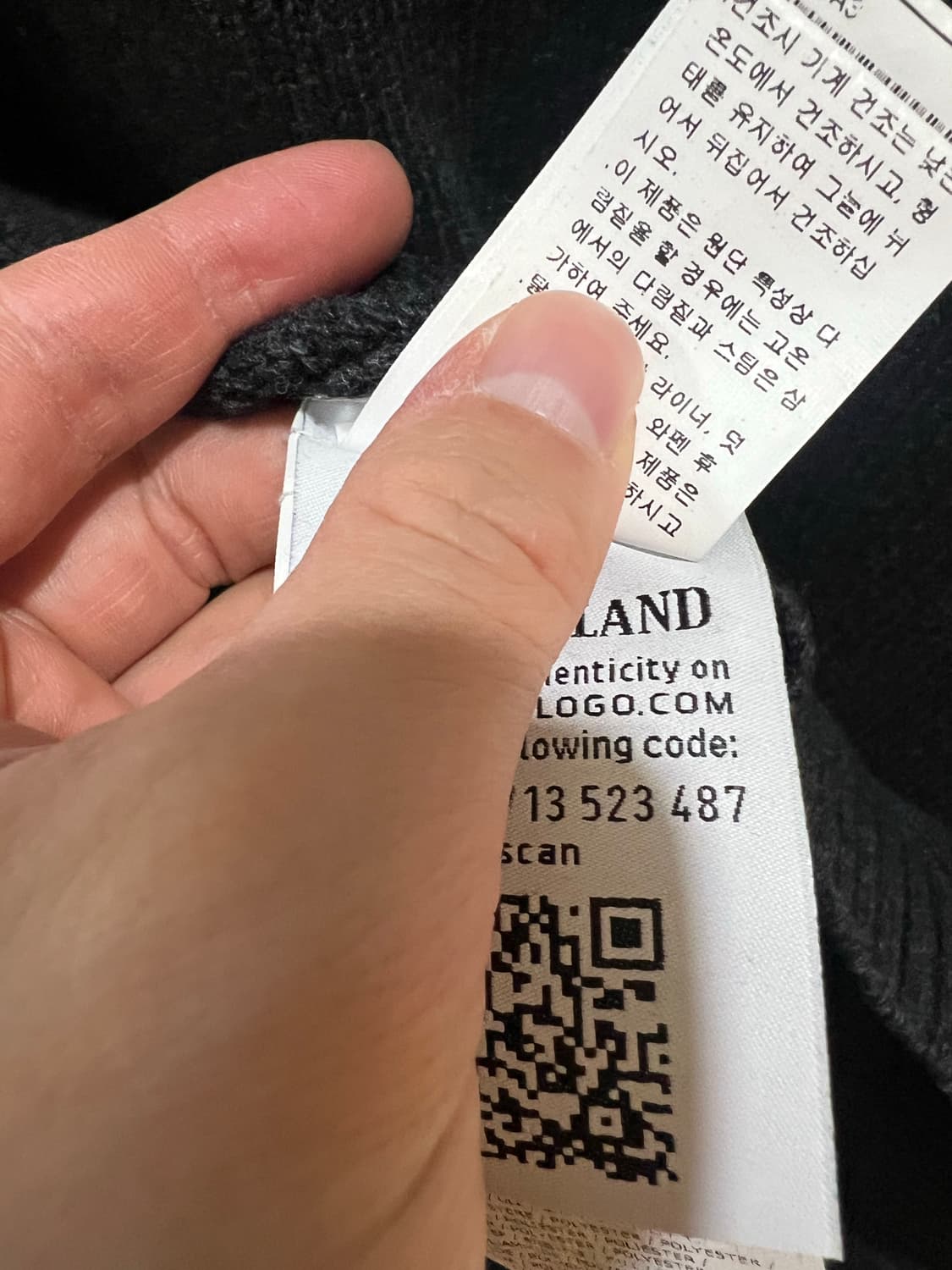 스톤아일랜드 차콜집업가디건 L 상품이미지3