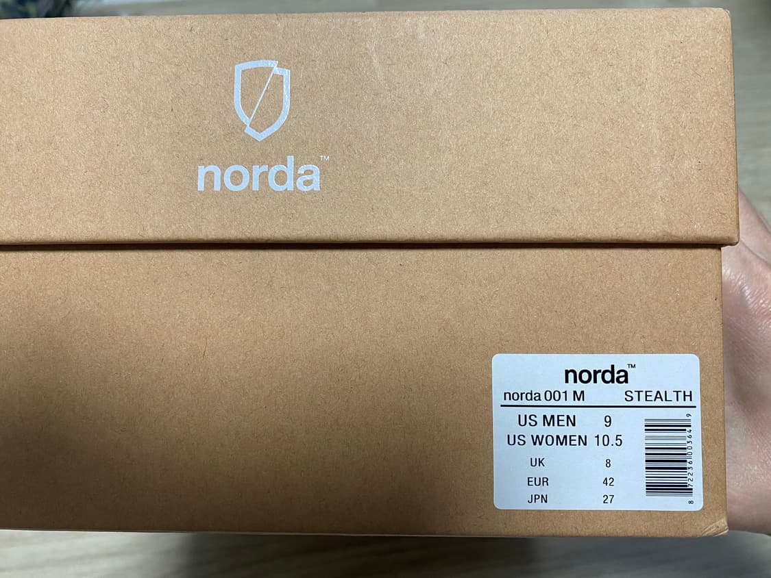 [270] norda 노다 001 스텔스 블랙 상품이미지7