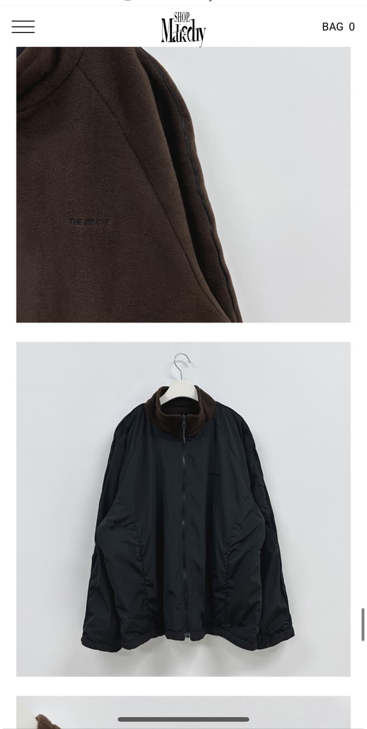 마크들리 리버시블 플리스 점퍼 상품이미지3