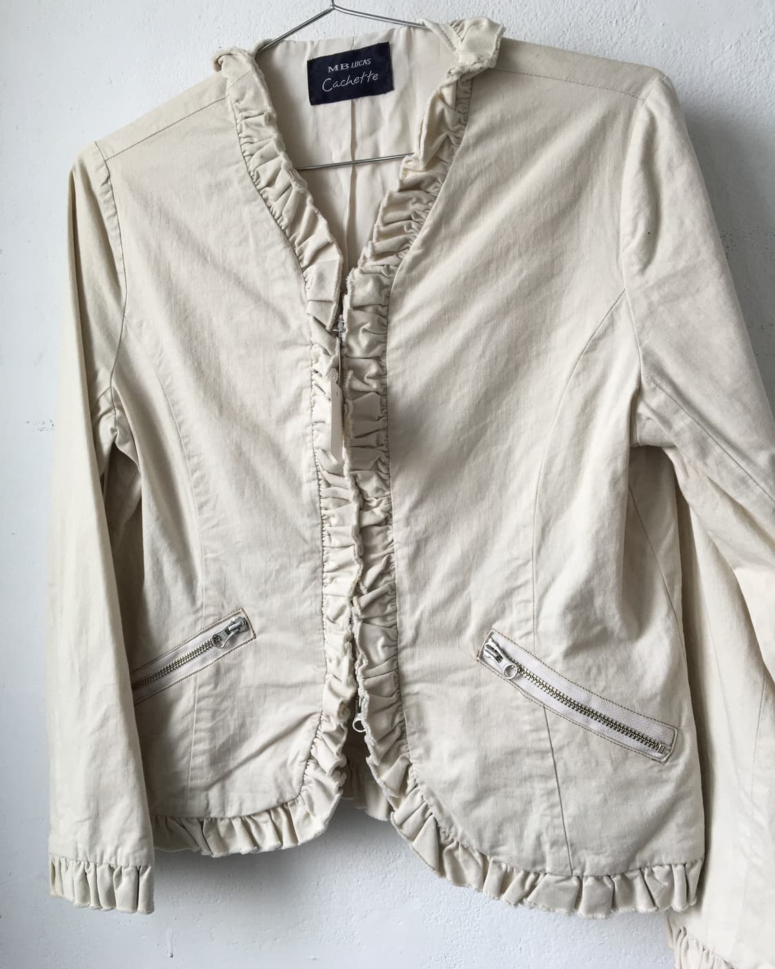 Frill point zip up jacket 상품이미지4