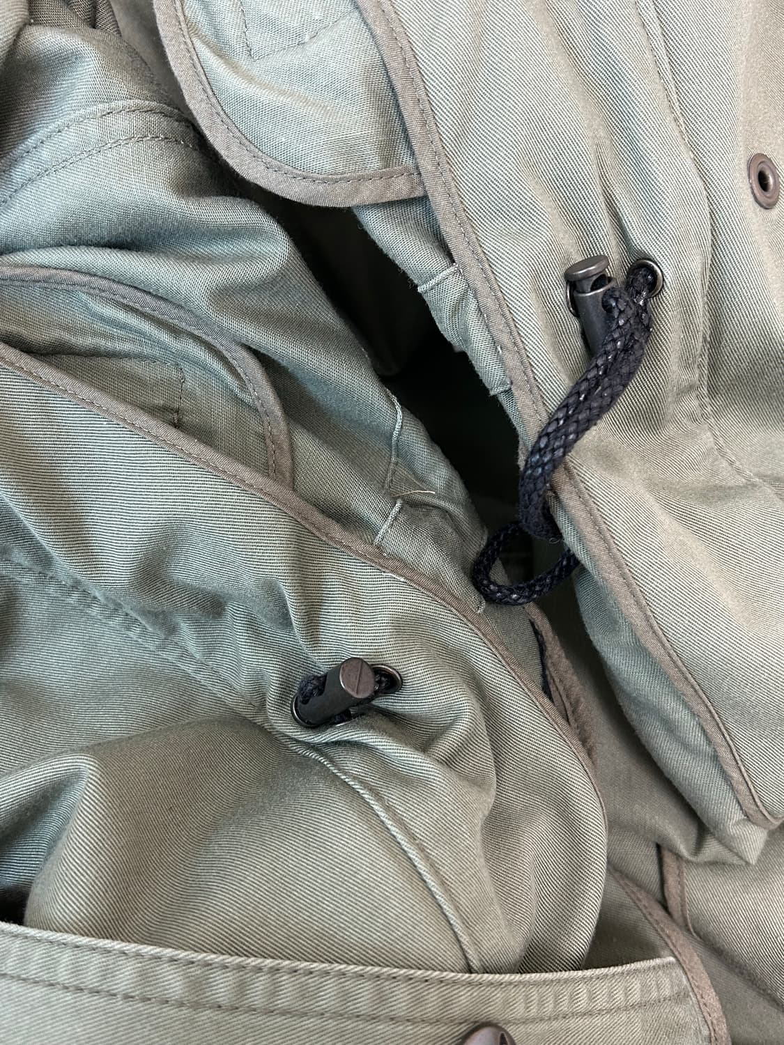 비비안 웨스트우드 카키 더블 집업 코트 자켓 상품이미지7