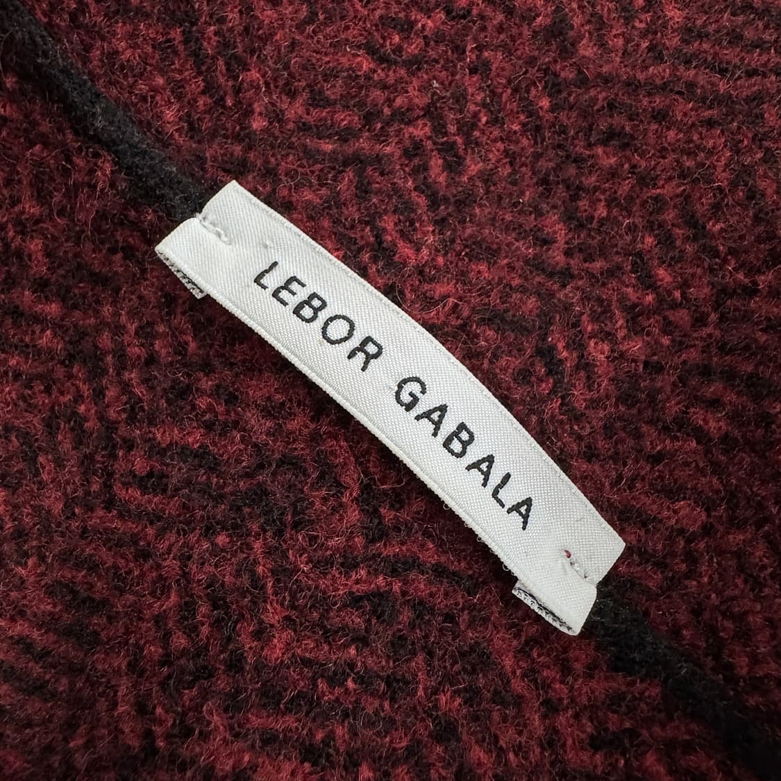 LEBOR GABALA 울 블렌드 롱 코트 상품이미지2