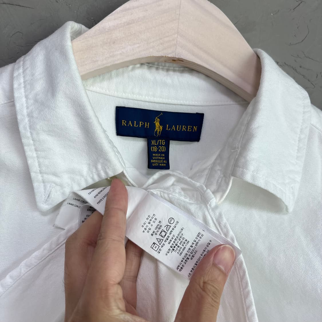 폴로 랄프로렌 신형 화이트 셔츠 상품이미지3