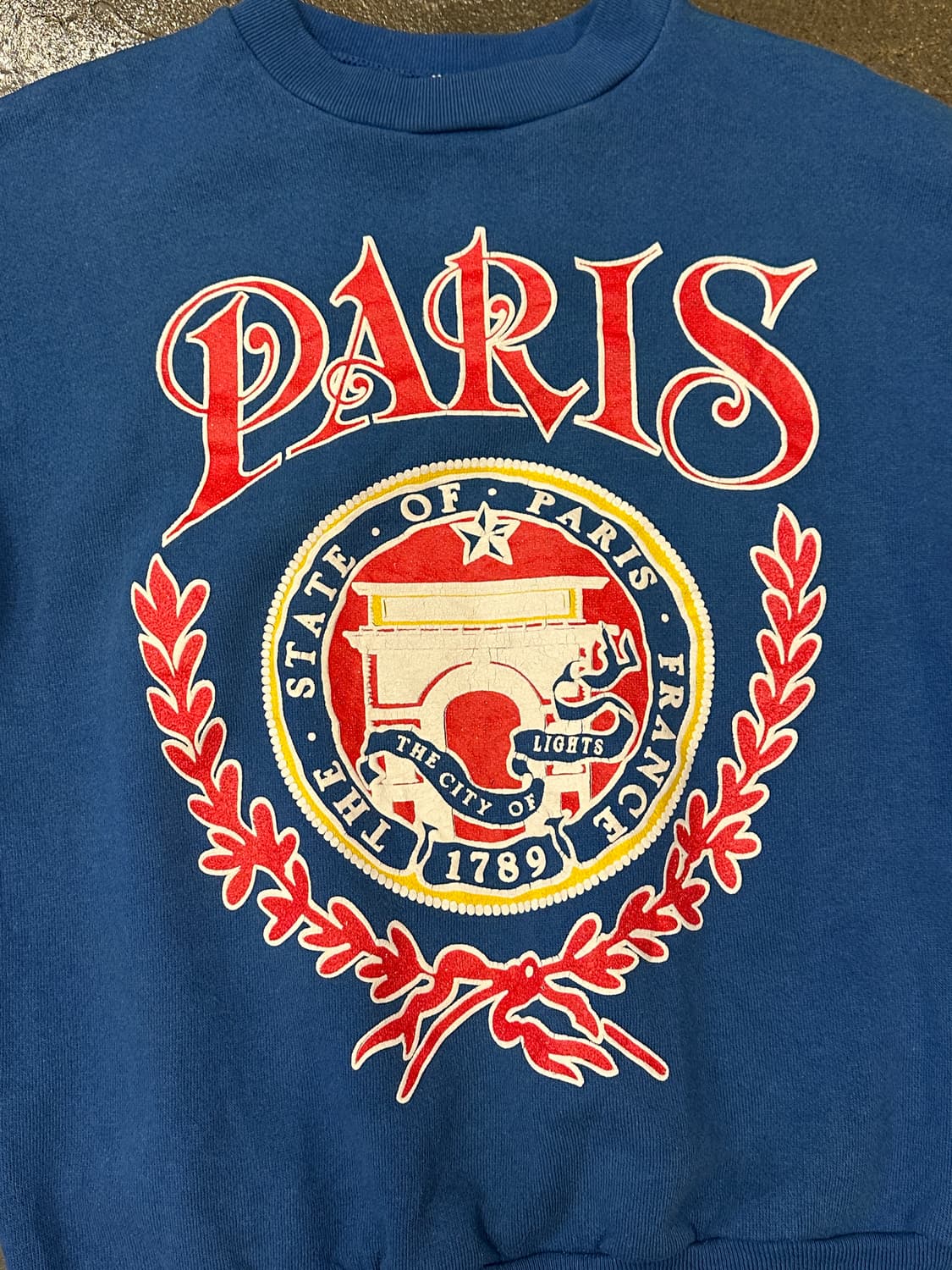 80s USA vintage 빈티지 프린팅 스웻셔츠 M 상품이미지3