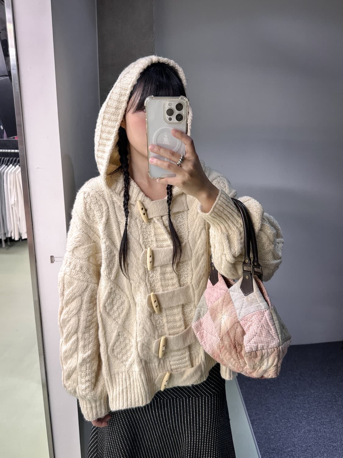 pink patchwork mini bag 상품이미지5