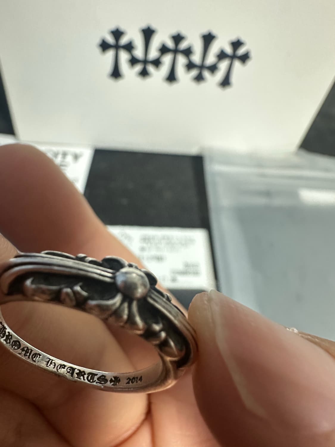 [us9.5]ks19호 크롬하츠 베이비플로랄링 상품이미지5