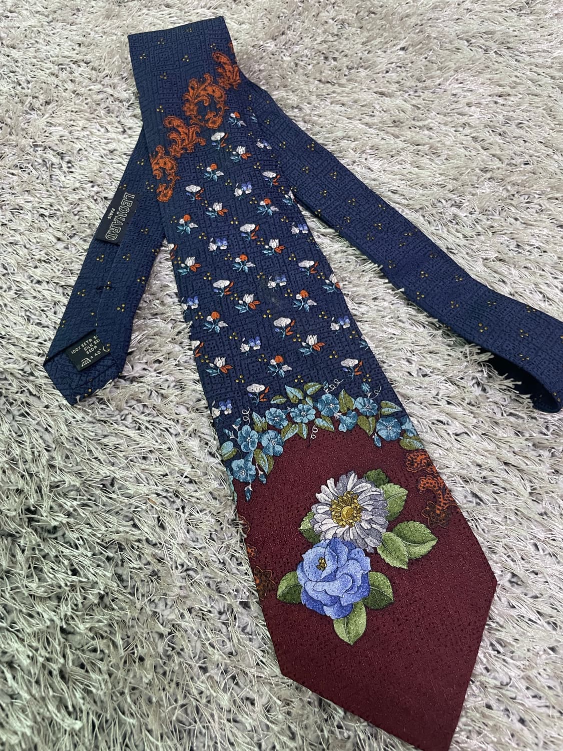 이태리제 LEONARD 실크 넥타이 상품이미지2