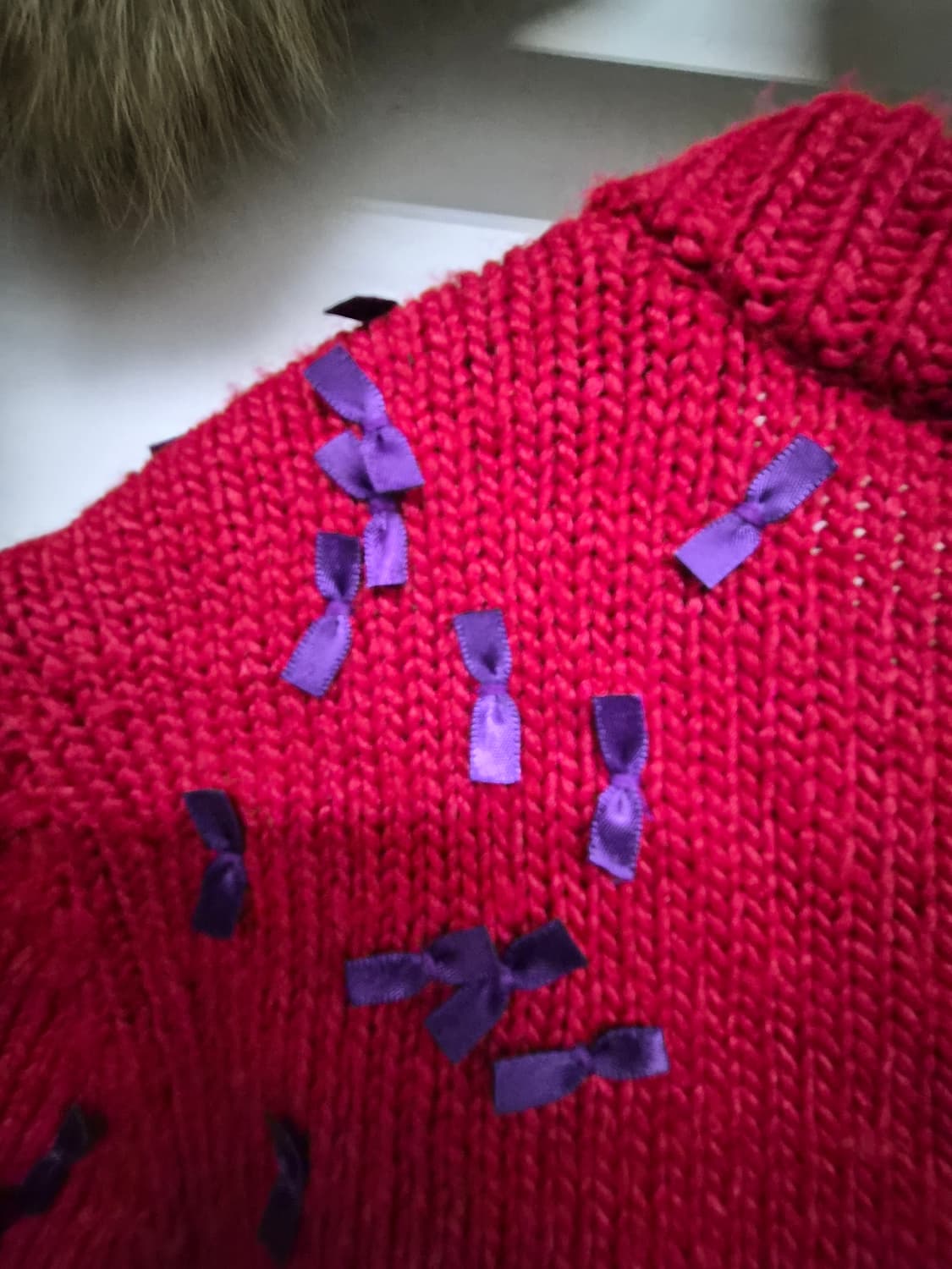 마크제이콥스 리본가디건. 오즈세컨 도트샤 스커트 상품이미지6