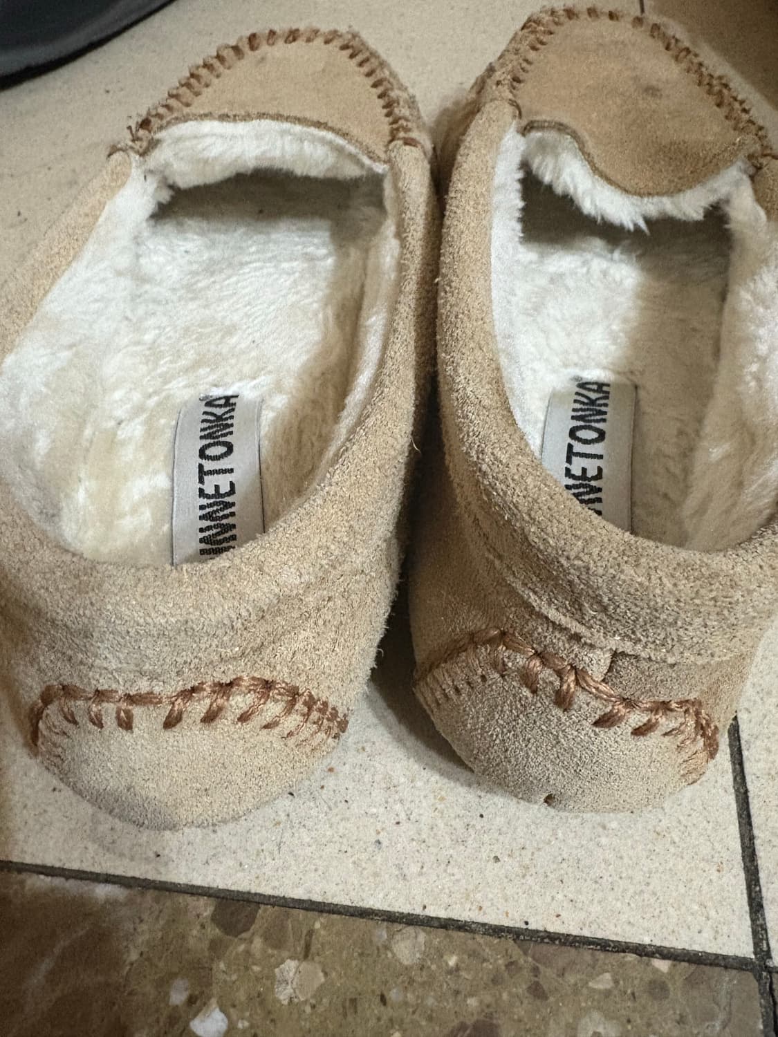 미네통카 모카신 털부츠 여성용 230 상품이미지3