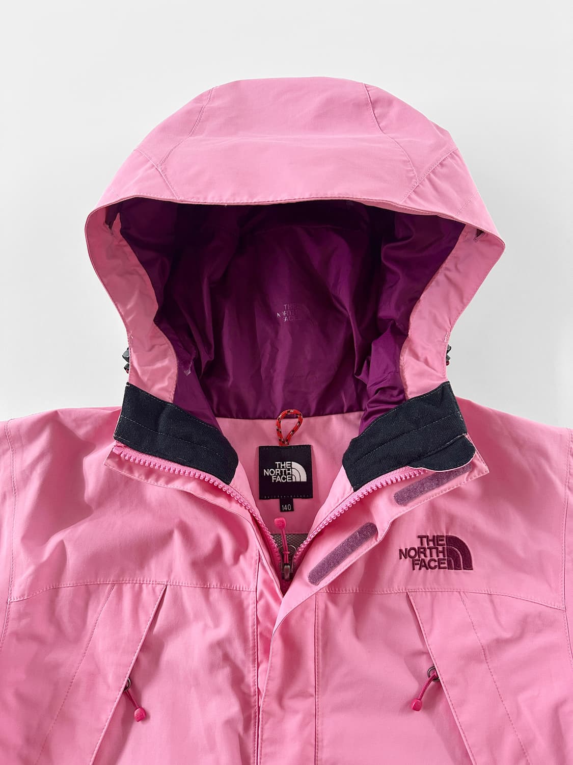 빈티지 노스페이스 해외판 딸기 우유 컬러 바람막이 상품이미지1