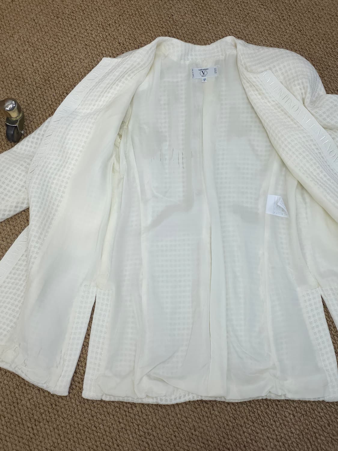 Valentino Miss V 아이보리 자켓 40/6 상품이미지9