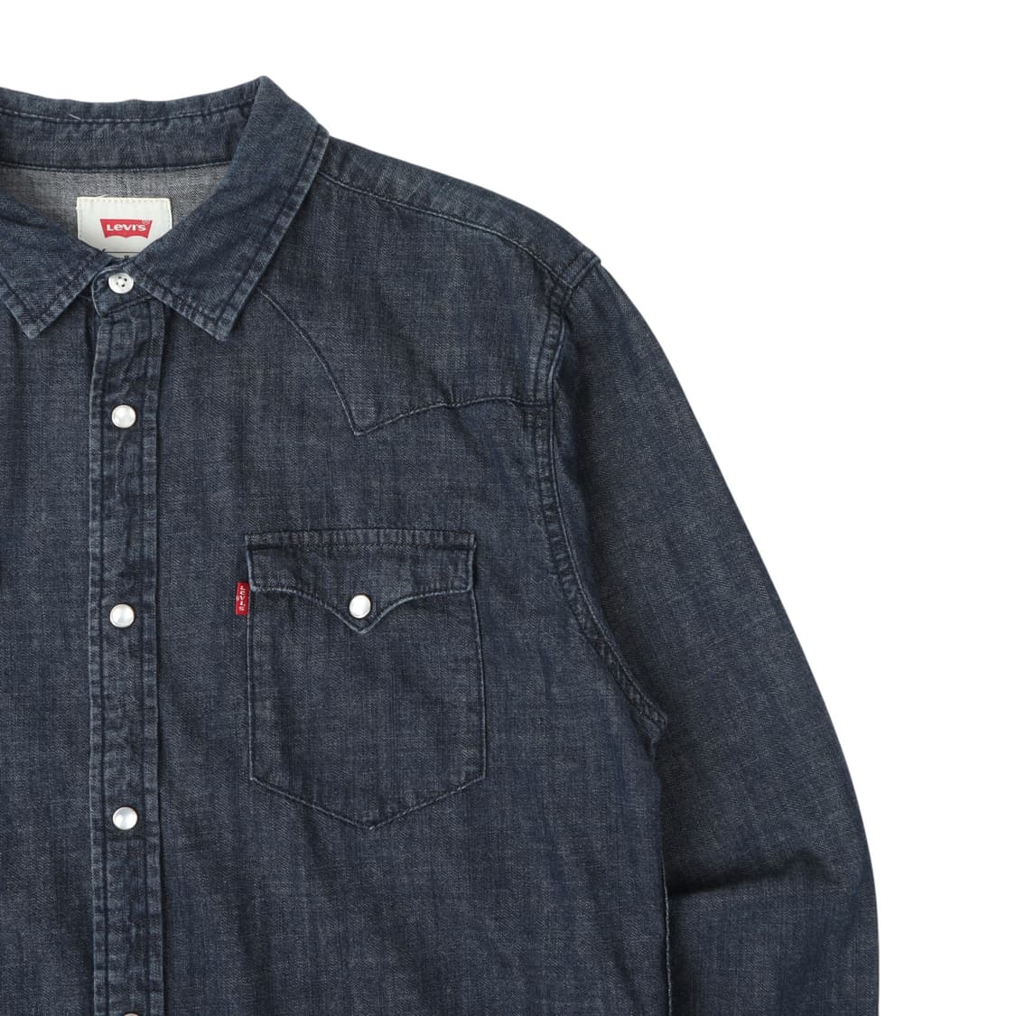 리바이스 인디고 딥블루 데님 셔츠  상품이미지3