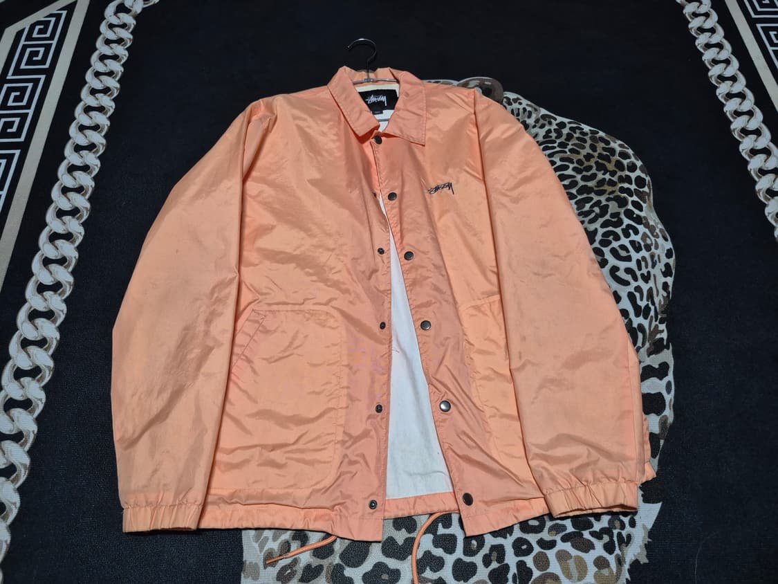 스투시 섬머 코치 자켓 피치 m 정품 상품이미지7
