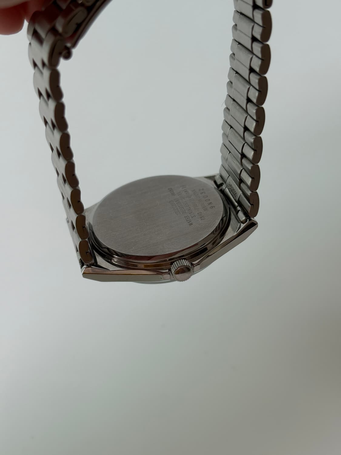 1990년대 Spirit 스노우플레이크 다이얼 실버 쿼츠 남성 상품이미지7