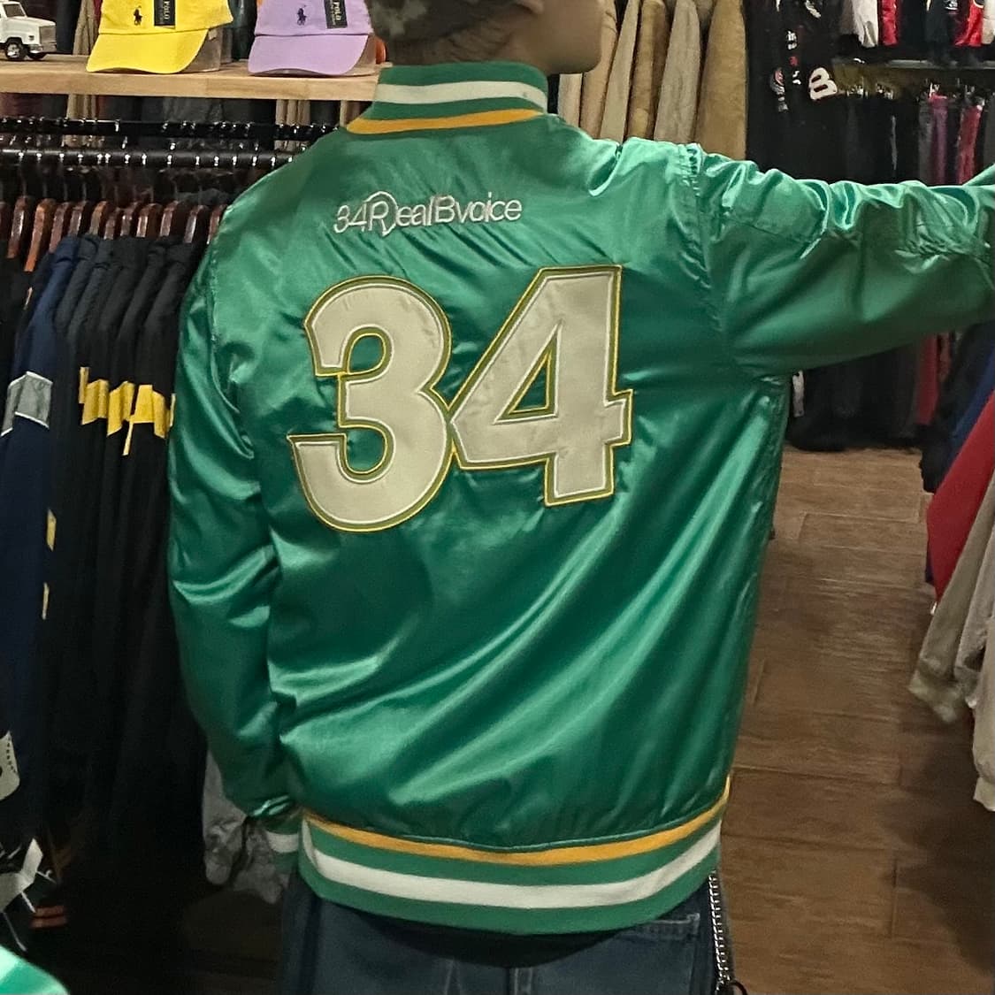 [IM] 리얼보이스 봄버자켓 그린 상품이미지5