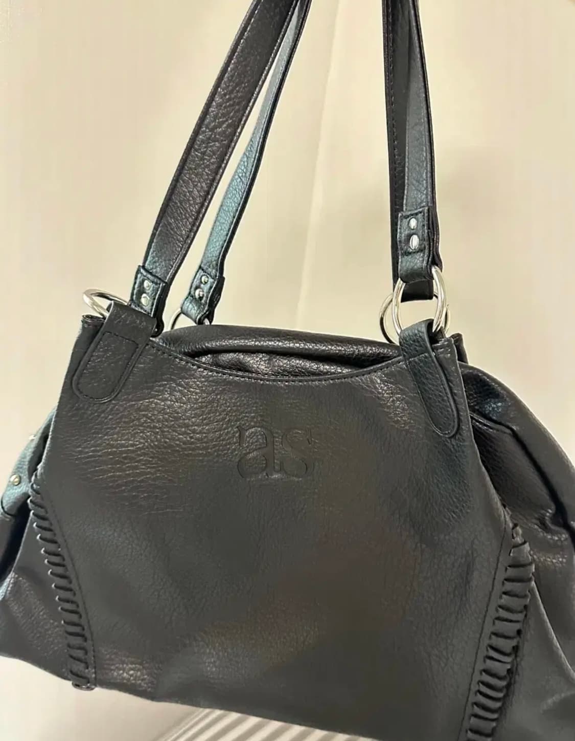 애즈온 보니타 빅백 블랙 새상품 상품이미지5