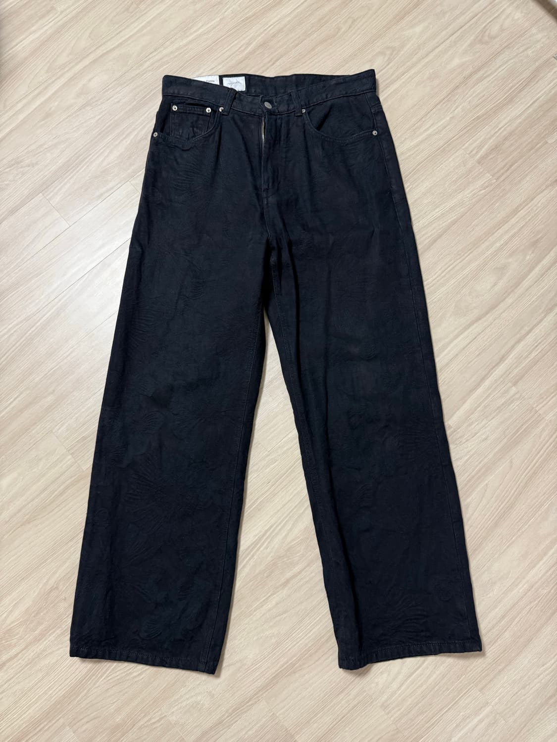 유스 플라워 자카드 데님 M 상품이미지1