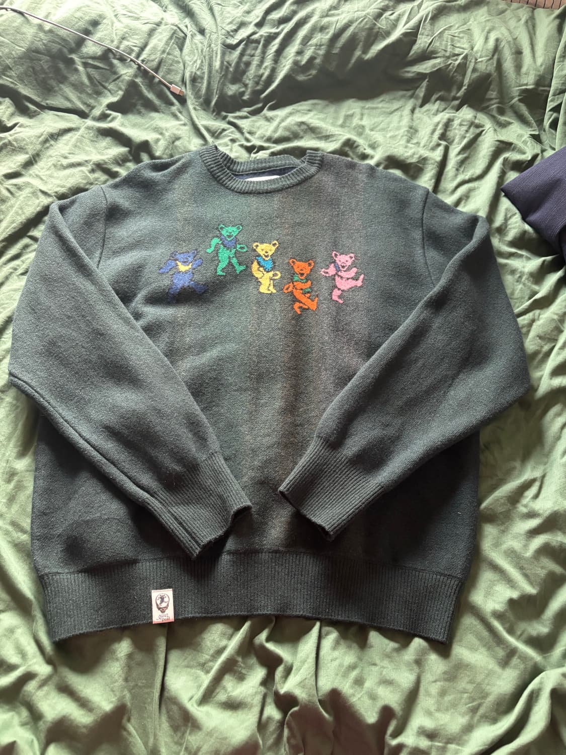 네버댓 x 그레이트풀 데드 댄싱 베어 니트 상품이미지4